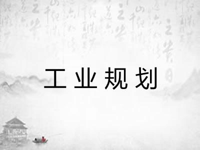 工业规划