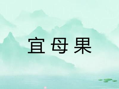 宜母果