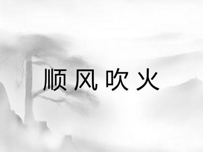 顺风吹火