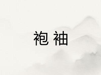 袍袖