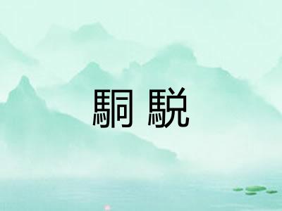 駧駾
