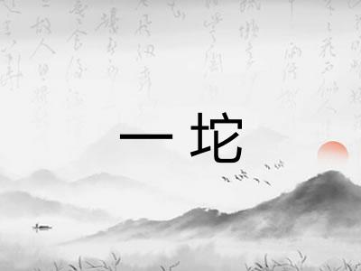 一坨