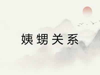 姨甥关系