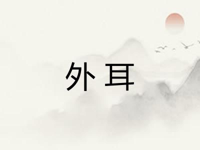 外耳