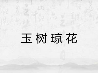玉树琼花 玉树琼花