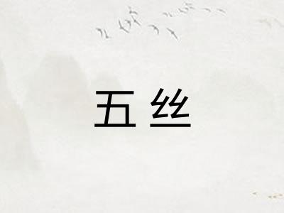 五丝