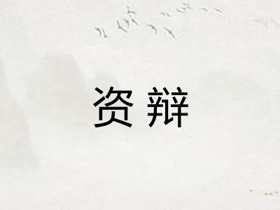 资辩