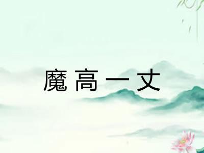 魔高一丈