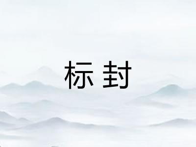 标封