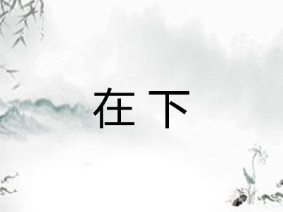 在下