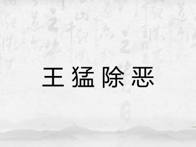 王猛除恶
