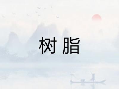 树脂