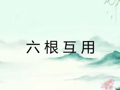 六根互用