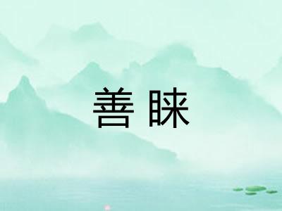 善睐