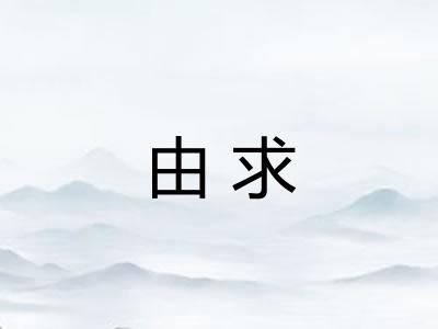 由求