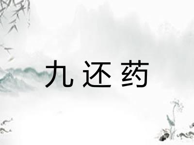 九还药 九还药