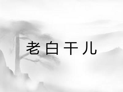 老白干儿