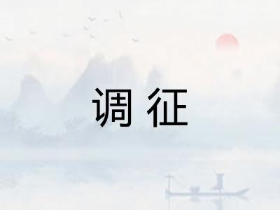 调征