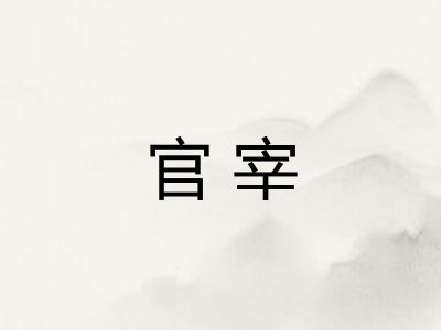 官宰