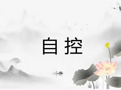 自控