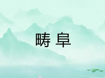 畴阜
