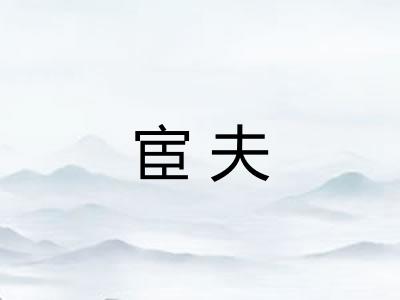 宦夫