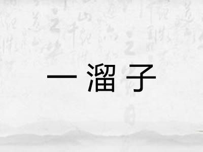 一溜子