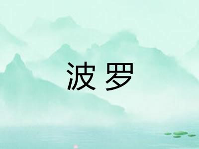 波罗 波罗
