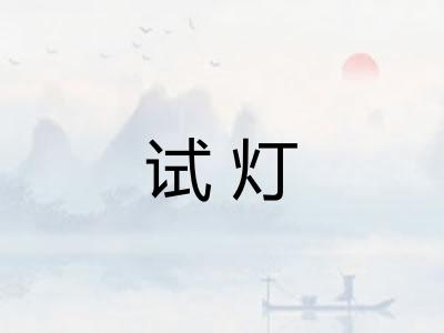 试灯