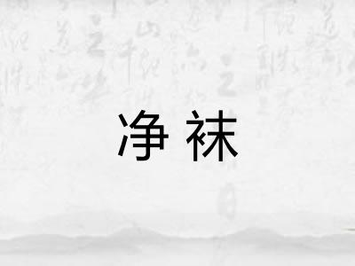 净袜