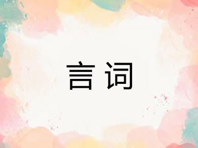 言词