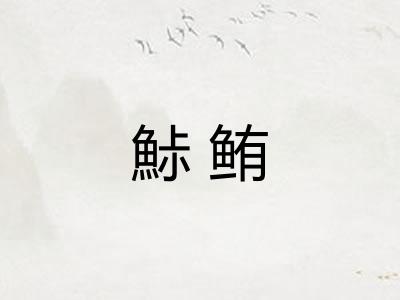 鮛鲔