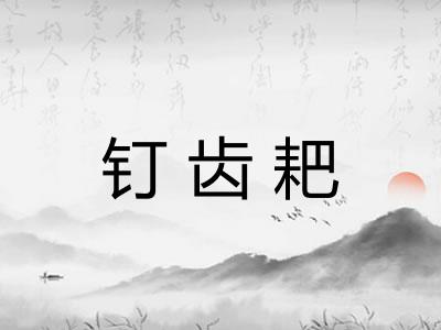 钉齿耙
