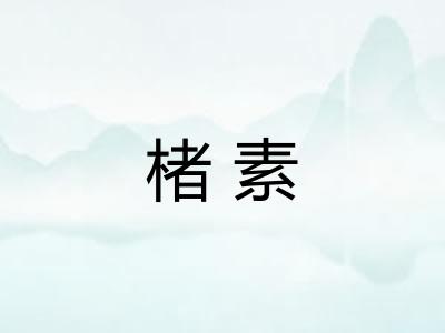 楮素