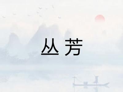 丛芳 丛芳