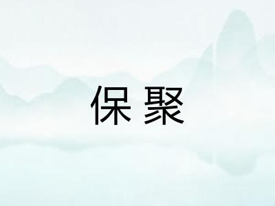 保聚