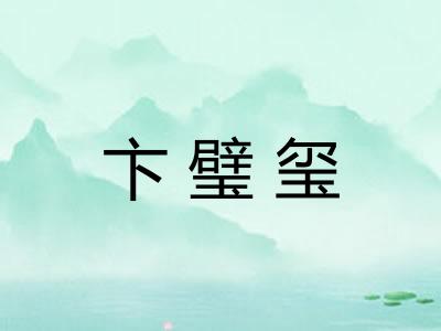 卞璧玺