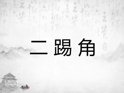 二踢角
