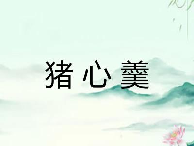 猪心羹