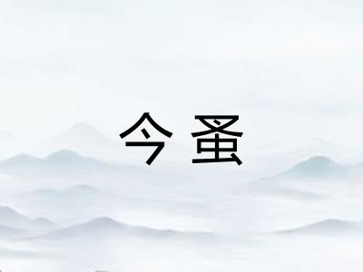 今蚤