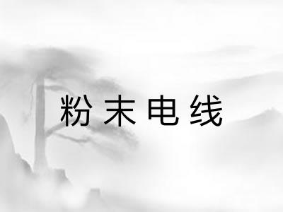 粉末电线