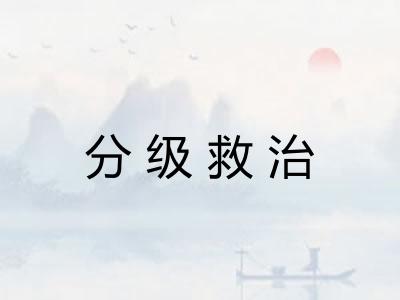 分级救治