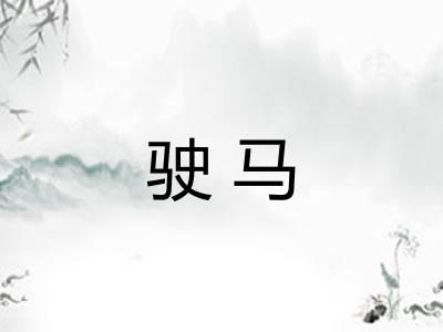 驶马