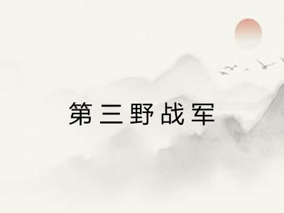 第三野战军