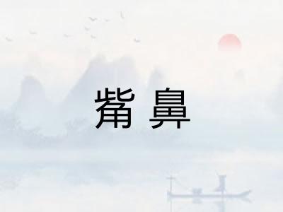 觜鼻