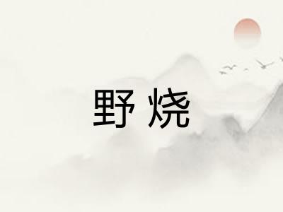 野烧