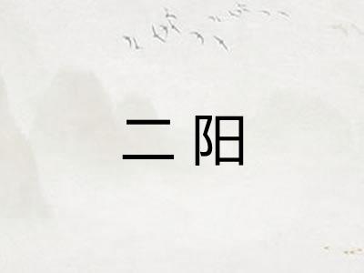 二阳