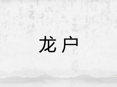 龙户 龙户