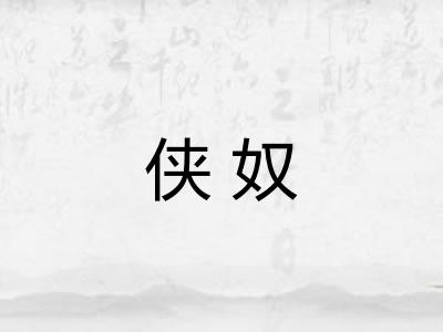 侠奴