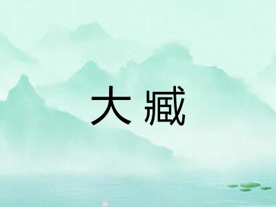大臧
